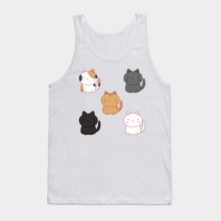 Cute cats illustration Tank Top